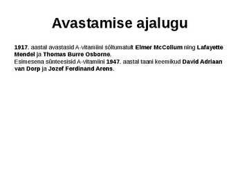 A-vitamiin #3
