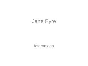 Jane Eyre