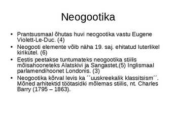 Historistlik arhitektuur #4