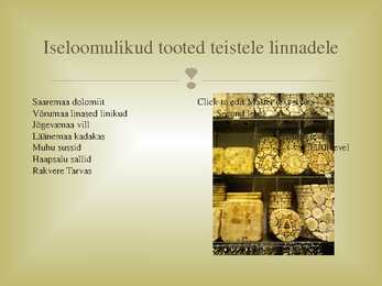 Eestile iseloomulikud tooted #8