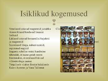 Eestile iseloomulikud tooted #10