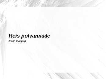 Reis põlvamaale