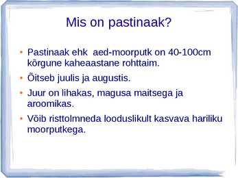 Pastinaak #2