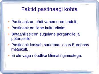 Pastinaak #3