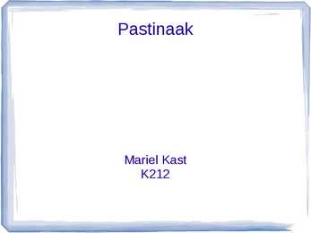 Pastinaak