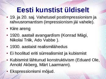 Kunst Eestis 1920-1940 #4