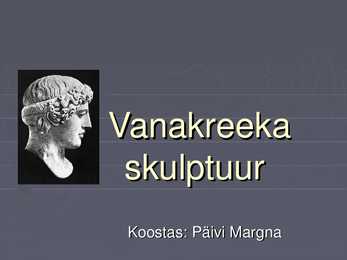 Vanakreeka skulptuur