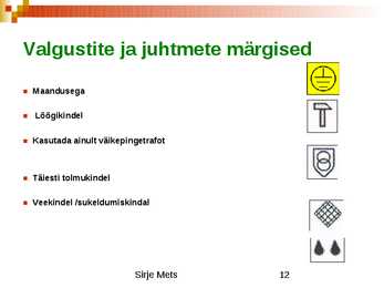 Elektrikaupade märgistus #12