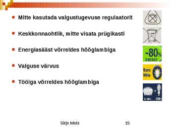 Elektrikaupade märgistus #15