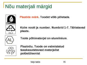 Toodete märgistamine 2010 I osa #15