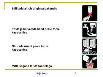 Toodete märgistamine 2010 I osa #5