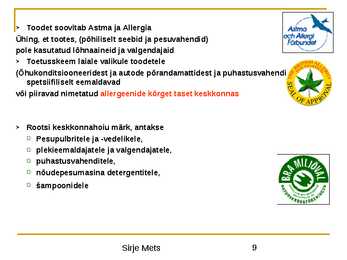 Toodete märgistamine 2010 I osa #9
