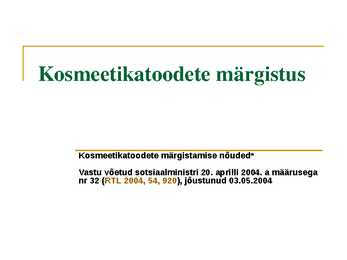 Toodete märgistus 2010 II osa #35