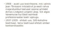 Teatri algus Eestis #6