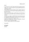 Letter of complaint