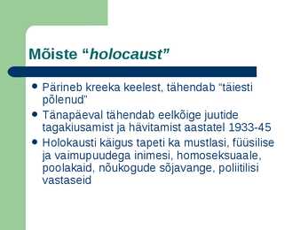 Holokaust #2