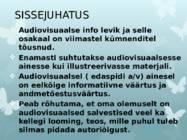 Arhiivihaldus FOTODE-FILMIDE-HELI NING VIDEOSALVESTISTE SÄILITAMINE #3