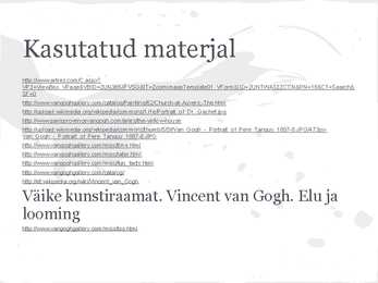 Vincent van Gogh - elulugu ja teosed #22