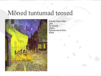 Vincent van Gogh - elulugu ja teosed #4