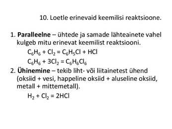 Üldkeemia kordamisküsimuste vastused #12