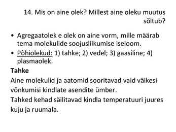 Üldkeemia kordamisküsimuste vastused #18