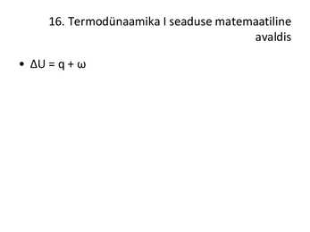 Üldkeemia kordamisküsimuste vastused #22
