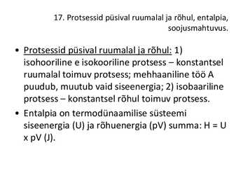 Üldkeemia kordamisküsimuste vastused #23