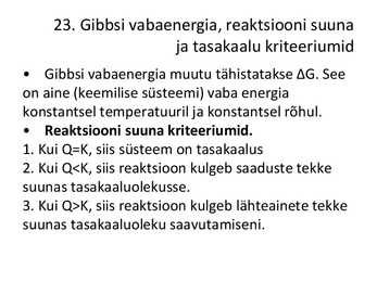 Üldkeemia kordamisküsimuste vastused #33