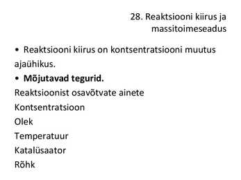 Üldkeemia kordamisküsimuste vastused #39