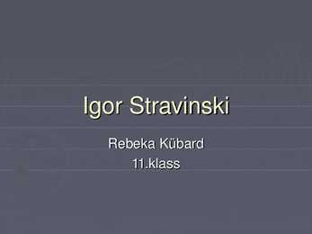 Igor Stravinski