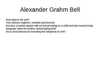 Famous Scottish People #3