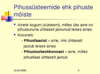 Pihussüsteemid ehk pihused #2