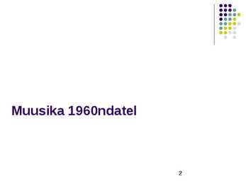 Muusika 60 ndad-70 ndad #2