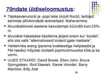 Muusika 60 ndad-70 ndad #18