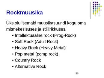 Muusika 60 ndad-70 ndad #20