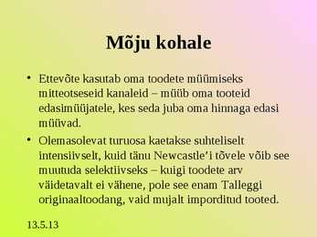Turunduse ettekanne - AS TALLEGG #15