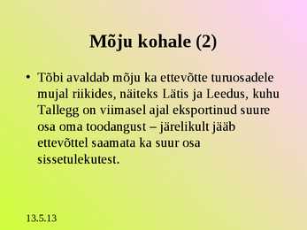 Turunduse ettekanne - AS TALLEGG #16