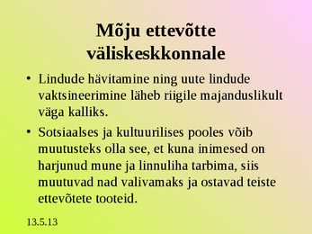 Turunduse ettekanne - AS TALLEGG #17