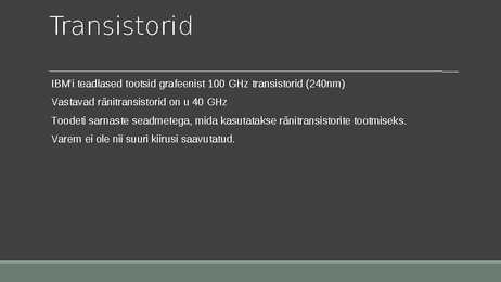 Grafeeni rakendused #14