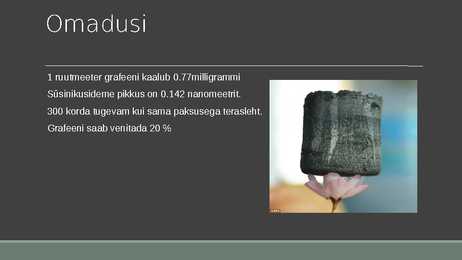 Grafeeni rakendused #4