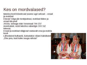 Mordvalased #2