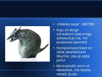 1980-1990 Skulptuur #11
