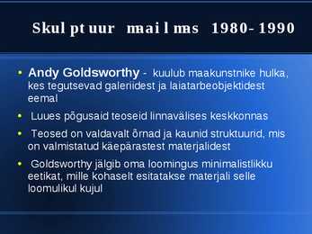 1980-1990 Skulptuur #17
