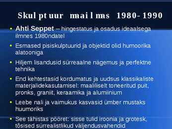 1980-1990 Skulptuur #10