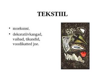 Kunsti liigid #15