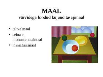 Kunsti liigid #4