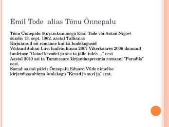 Emil Tode-Piiririik #6