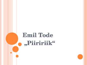 Emil Tode-Piiririik