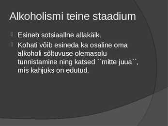 Alkoholism kui haigus #12