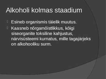Alkoholism kui haigus #13